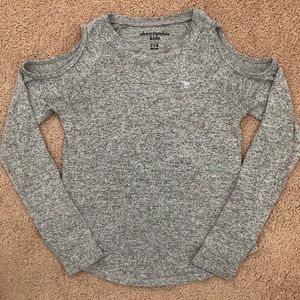 Cold shoulder long sleeve shirt